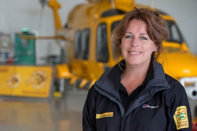 Karen Jobling, chief executive of the Lincs & Notts Air Ambulance EMN-180509-173008001