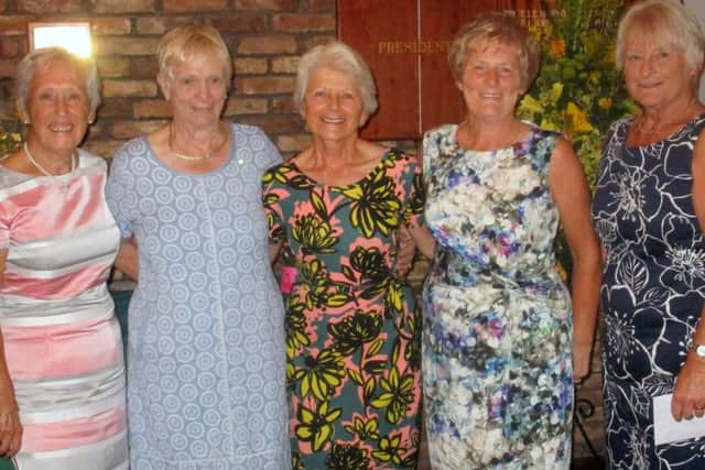 Pam Clare, Barbara Unwin, Janet Read, Ann Hodgson and Liz Harris.