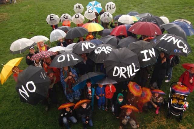 Campaigners got their message across at the protest last Saturday