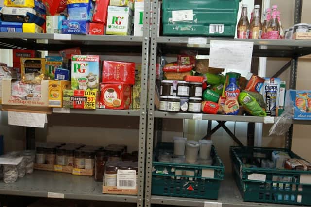 Foodbank stock image.