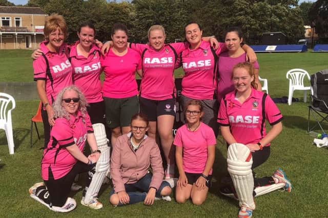 Rasen ladies are (top, from left) Catherine Fussey, Beth Smith, Alexia Paige-Graves, Becky Brooker, Alicia Maxwell, Izzy Taylor (front) Caitlin Phillips, Niamh Skipworth, Daisy Marshall, Megan Quinlan.