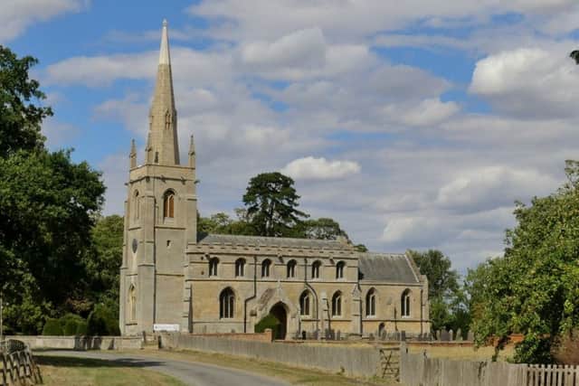 The newly restored St Denys' Church at Aswarby. EMN-180913-175448001