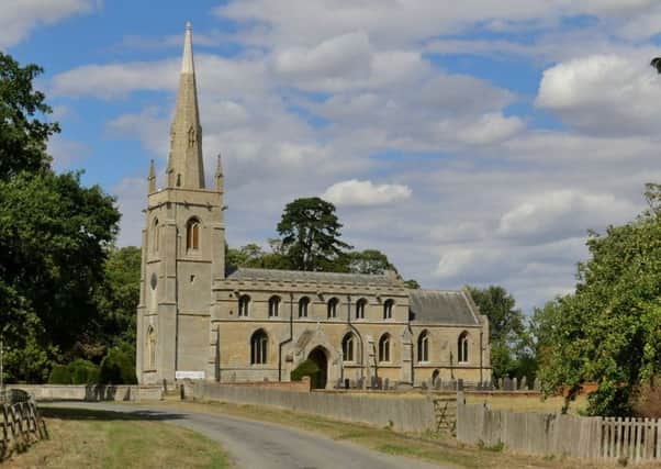 The newly restored St Denys' Church at Aswarby. EMN-180913-175448001
