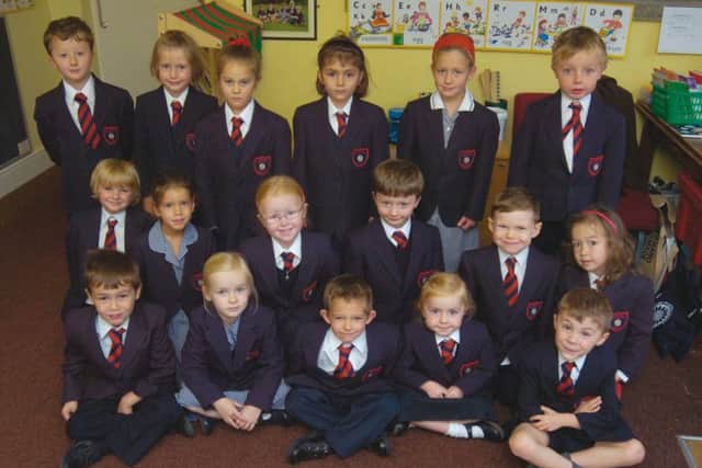 Bicker Preparatory School's reception class 10 years ago.