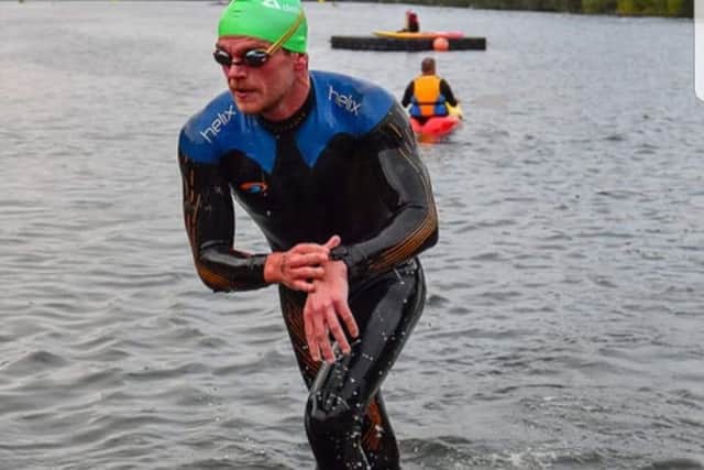 Ross McGregor in action during the Vitruvian event.