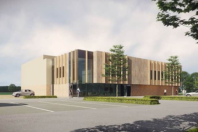 An artist's impression of the proposed Market Rasen leisure centre EMN-180916-111244001