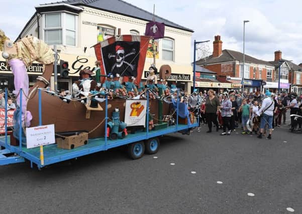 The Mablethorpe Carnival wouldn't be proper without a good old fashioned float in tow. Photo Credit: David Dawson.