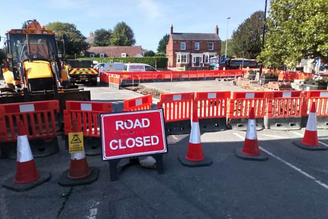 Improvements are being carried out at the junction of Lincoln Road (A158), Langton Hill (B1191) and West Street.