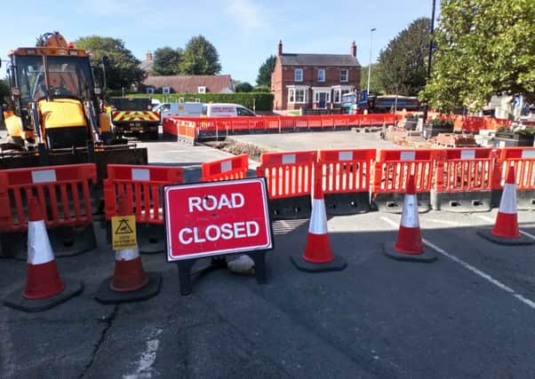 Improvements are being carried out at the junction of Lincoln Road (A158), Langton Hill (B1191) and West Street.