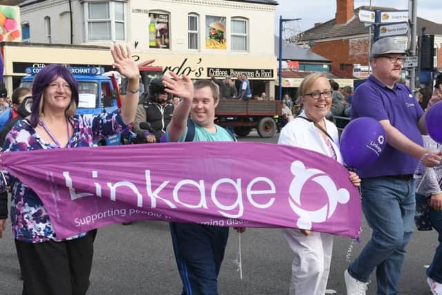 Mablethorpe Carnival: The Linkage Community Trust were keen to get involved with the parade. Photo: David Dawson.