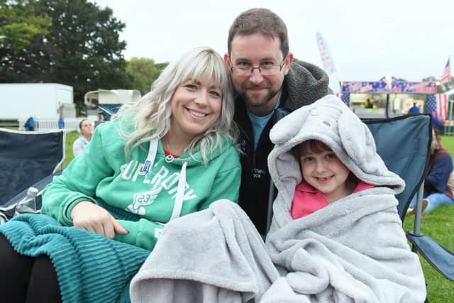 L-R Rachael Batterham, James Batterham and Imogen Batterham 7 of Wigtoft.