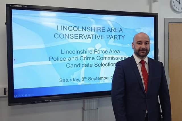 Marc Jones Lincolnshire police and crime commissioner.