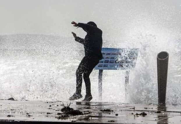 High winds are forecast along the Lincolnshire coast