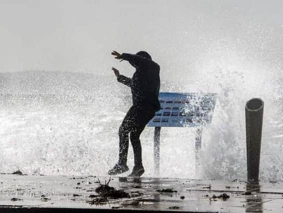 High winds are forecast along the Lincolnshire coast