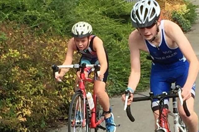 Tri3 Sleaford were represented in all age groups at the Lincoln Childrens Triathlon EMN-180920-115001002