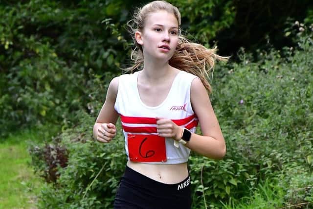 Freya Plaskitt was Under 15s girls runner-up in the Wolds Dash series PHOTO: Graham Stephenson EMN-180920-144552002