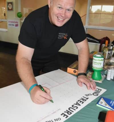 Martin Wells was on hand from Horncastle Squash Club.