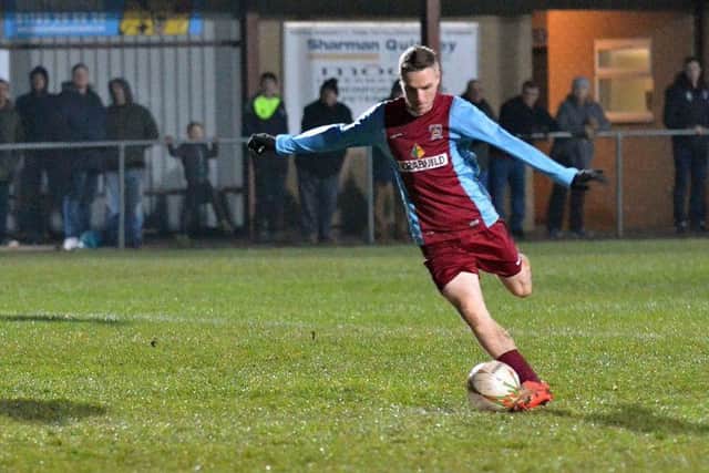 Town gave new signing Scott Coupland his first start after a goal-laden few seasons at Deeping Rangers EMN-180924-115142002
