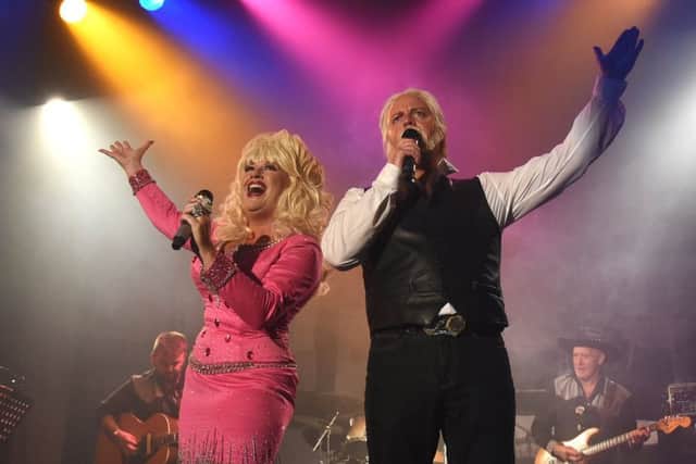 Sarah Jayne and Andy Crust as Dolly and Kenny