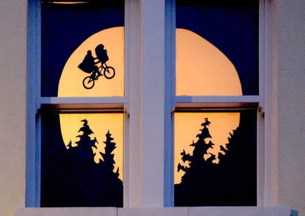 An ET film inspired display for the Window Wonderland art project.