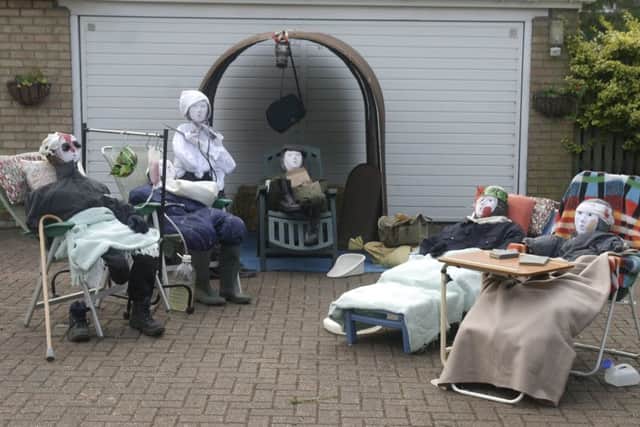 A scarecrow display at Dunston from 2014. Photo: Stuart Rogerson EMN-180925-174820001