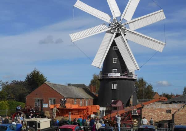 Heckington windmill threshing weekend. EMN-180926-163959001