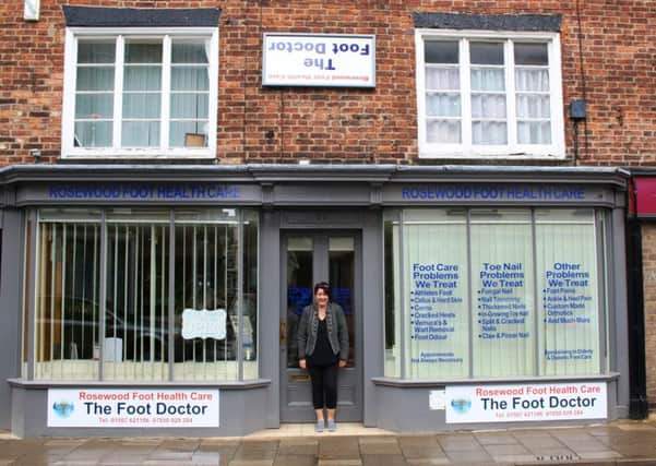 The signage outside of the The Foot Doctor is Louth is also upside down, inkeeping with the historic tradition with how former business, Wrights of Louth had it.