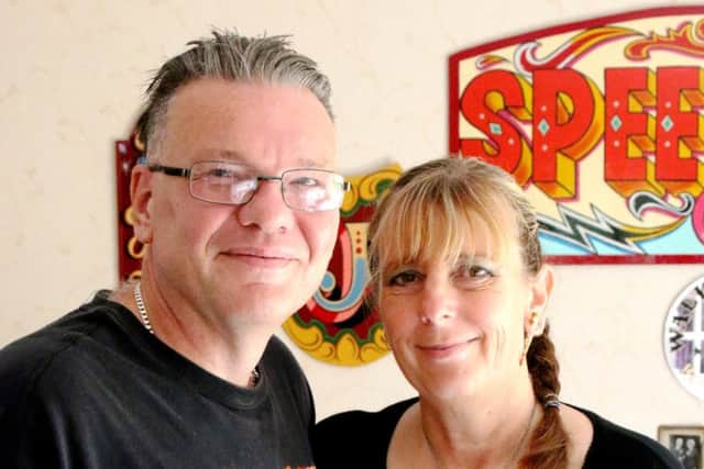 Julie Limbs book - The Hub - will be officially launched by her new publisher this Thursday, (October 25). She is pictured with husband Nigel.