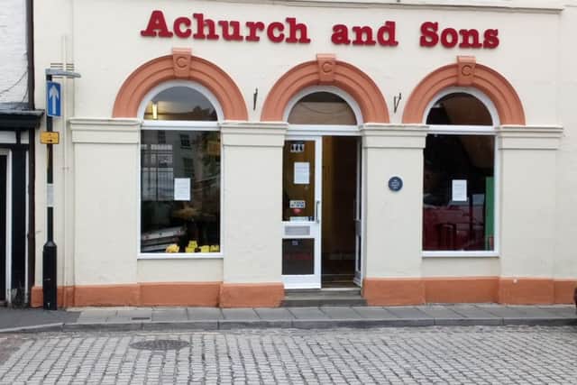 Change is coming as work starts on renovating AChurch & Sons, in Market Place, Horncastle. Picture: John Fieldhouse. EMN-180927-091645001