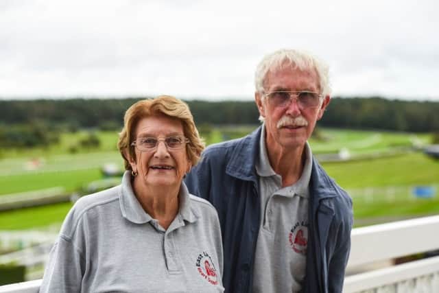 Shocked to be honoured ... Nev and Chris Padley, who lead the East Lindsey Heart Support Group.