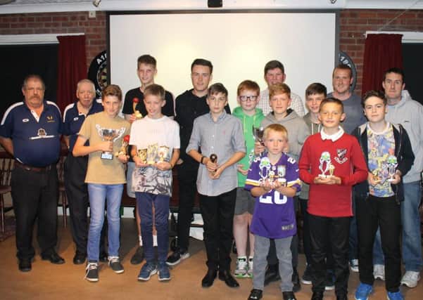 Caistor Cricket Club junior award winners Picture: Wes Allison EMN-180927-150925002