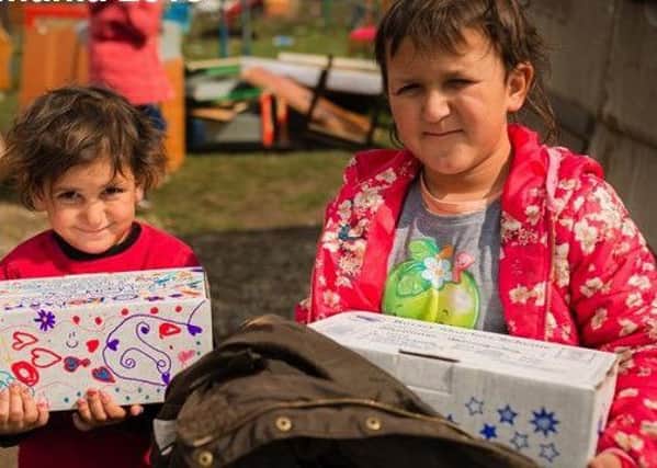 Thanks to your generosity last year, these shoeboxes were sent to two young girls in Romania earlier this year.