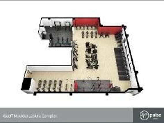 Computer images show what the refurbished gym will look like