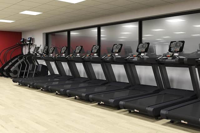 Computer images show what the refurbished gym will look like