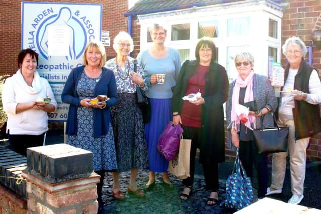 Stella Arden & Associates in Louth held a coffee morning for Macmillan last Wednesday, (September 26).
