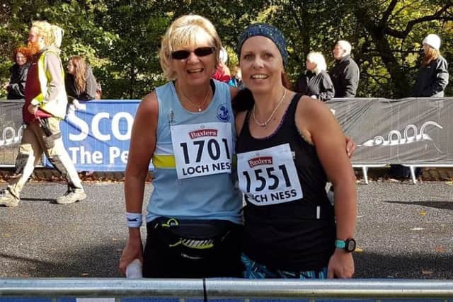 Debbie Jinks and marathon debutant Zoe Parkes EMN-180110-153937002