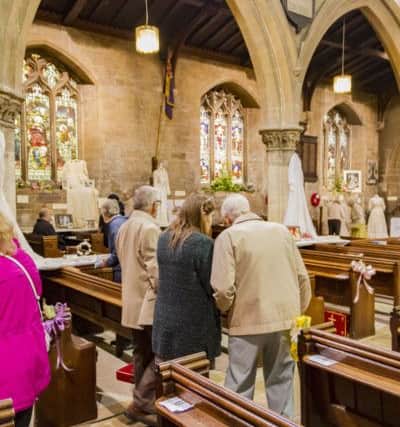St Marys Church, in Horncastle, had a wedding theme.