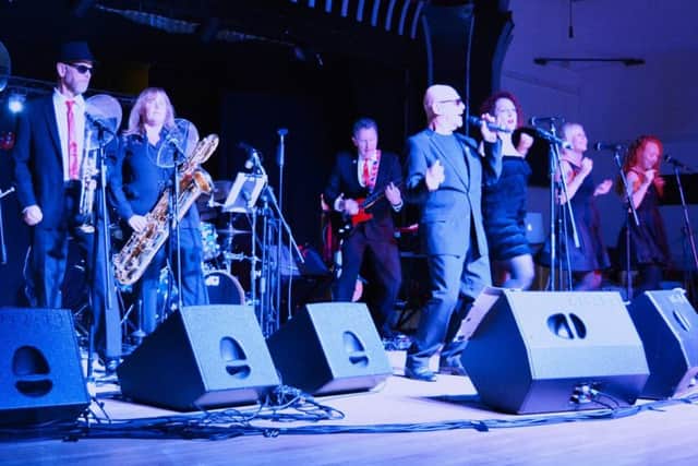 The Rumble Band on stage at the fundraising event for Louth youngster, Leonie Hadley-Wilkinson.