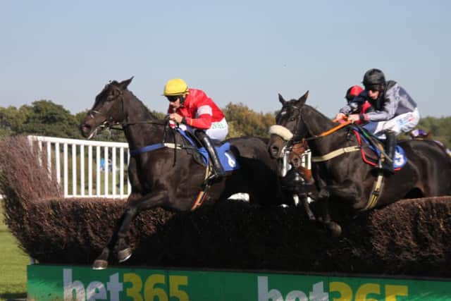 West Wizard on his way to winning the Smokey Joe Chase at Market Rasen on Saturday. EMN-180110-172045002