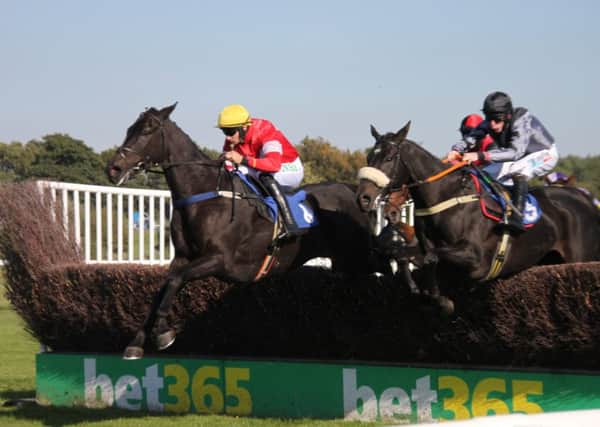 West Wizard on his way to winning the Smokey Joe Chase at Market Rasen on Saturday. EMN-180110-172045002