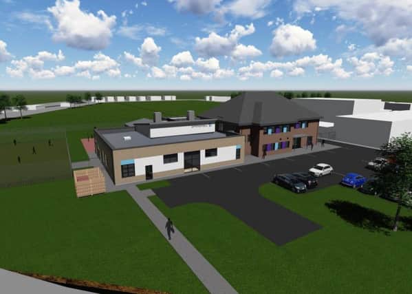 An artists impression on how the new school site in Mablethorpe will look.