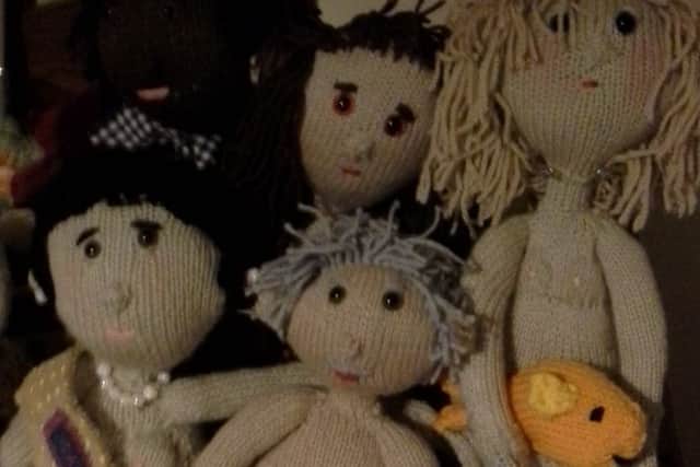 Some of the 'Nudinits' to go on display at the Folkingham craft show. EMN-180810-142806001