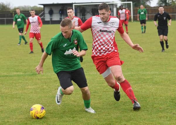 Town striker Scott Coupland got his first goal since re-signing for Sleaford late last month EMN-180810-145432002