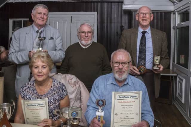 Award winners pictured at the dinner and presentation evening