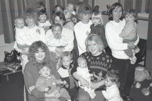 Swineshead Mothers' and Toddlers Group in 1993. The group had enjoyed a boost in its numbers following a Standard appeal.