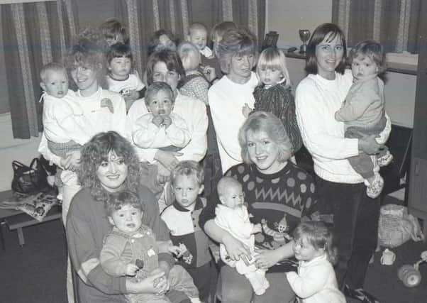 Swineshead Mothers' and Toddlers Group in 1993. The group had enjoyed a boost in its numbers following a Standard appeal.