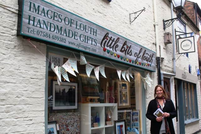 Naomi Tebbs recently opened new shop; Little Bits of Louth at 12 New Street.