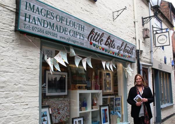 Naomi Tebbs recently opened new shop; Little Bits of Louth at 12 New Street.