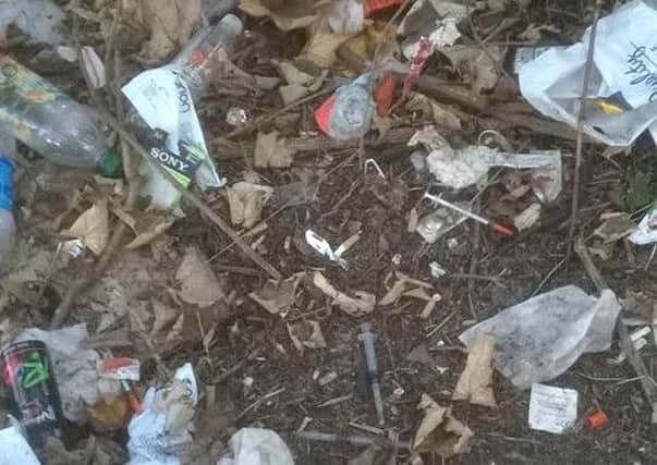 Volunteer beach cleaners found the grim discovery of 100 used hyperdermic needles on illegal sites in Skegness. ANL-180510-084910001