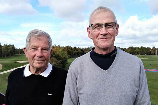 Geoff Upsall (left) and Stewart Needham, the 2018 doubles champions. EMN-180510-093358002